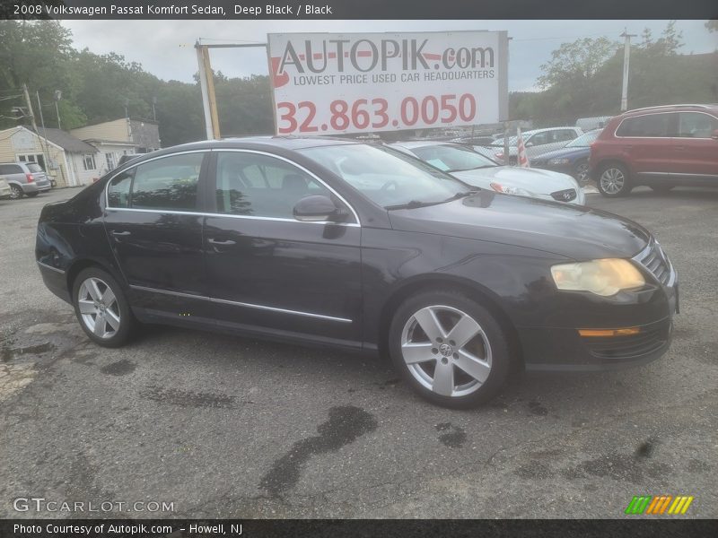 Deep Black / Black 2008 Volkswagen Passat Komfort Sedan