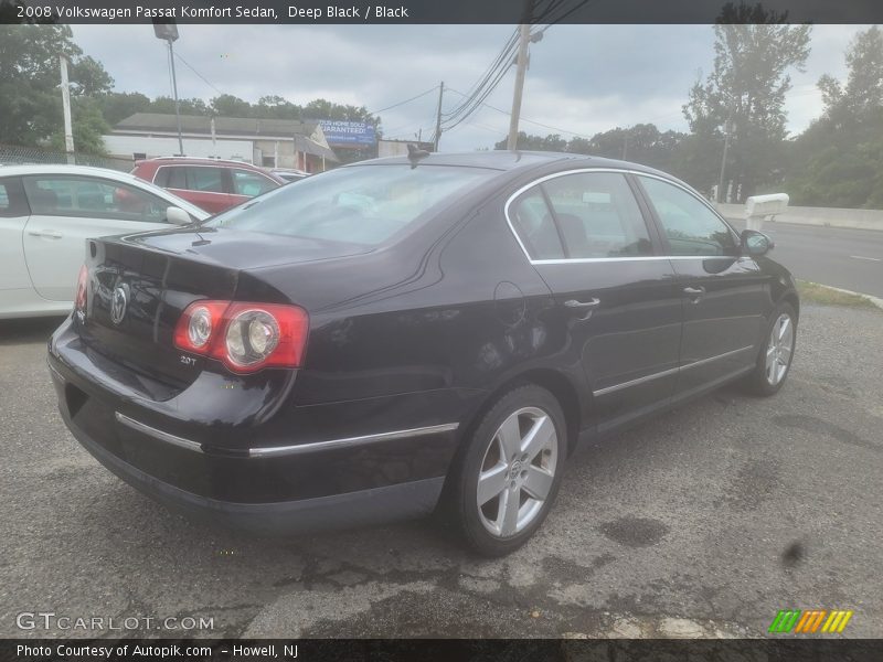 Deep Black / Black 2008 Volkswagen Passat Komfort Sedan