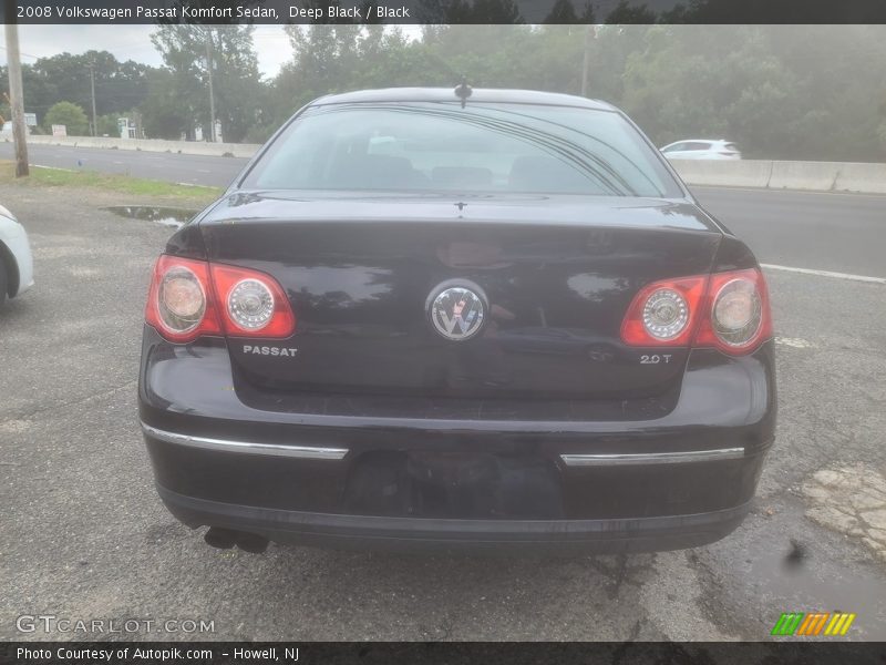 Deep Black / Black 2008 Volkswagen Passat Komfort Sedan