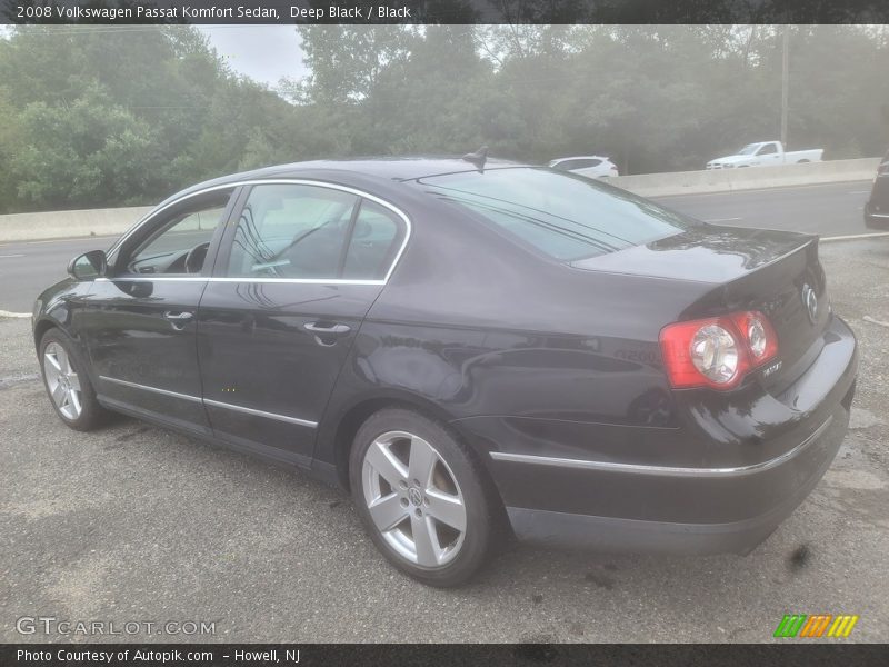 Deep Black / Black 2008 Volkswagen Passat Komfort Sedan