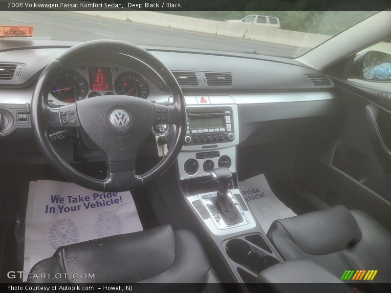 Deep Black / Black 2008 Volkswagen Passat Komfort Sedan