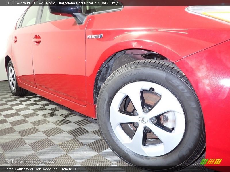 Barcelona Red Metallic / Dark Gray 2013 Toyota Prius Two Hybrid