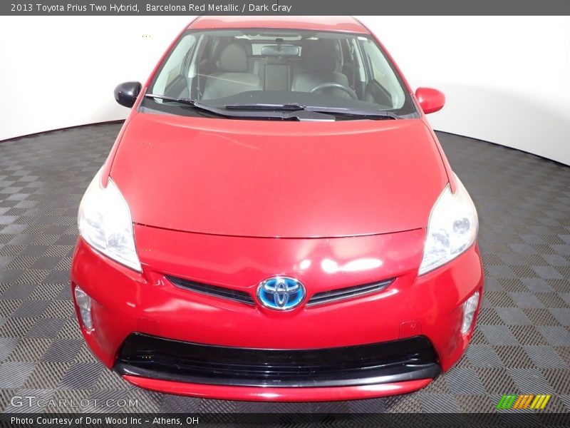 Barcelona Red Metallic / Dark Gray 2013 Toyota Prius Two Hybrid