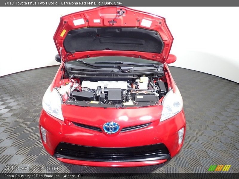 Barcelona Red Metallic / Dark Gray 2013 Toyota Prius Two Hybrid