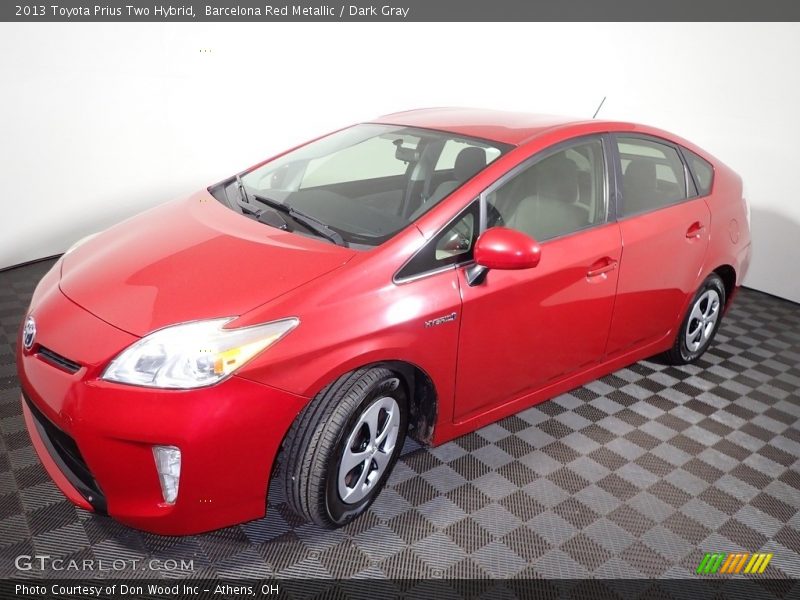 Barcelona Red Metallic / Dark Gray 2013 Toyota Prius Two Hybrid