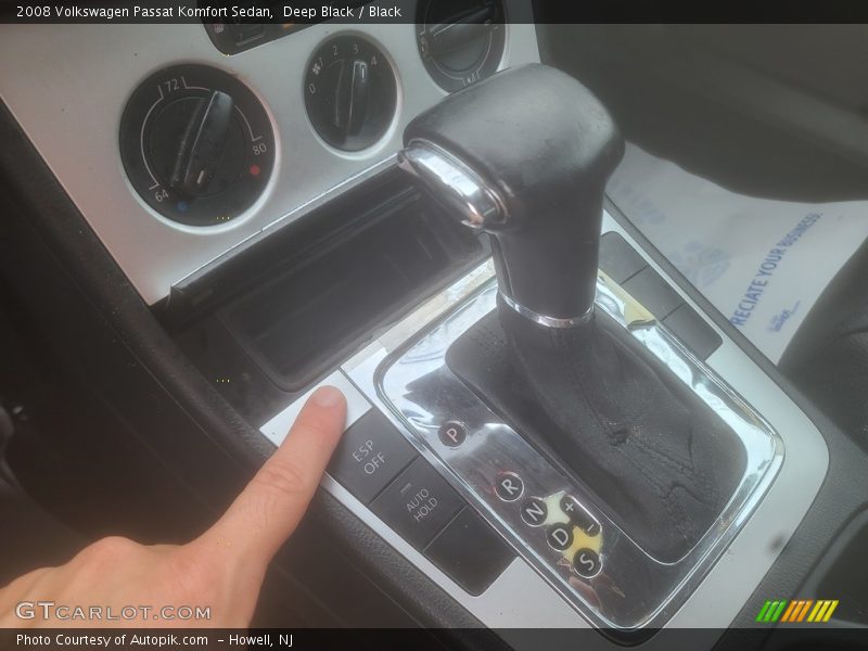 Deep Black / Black 2008 Volkswagen Passat Komfort Sedan