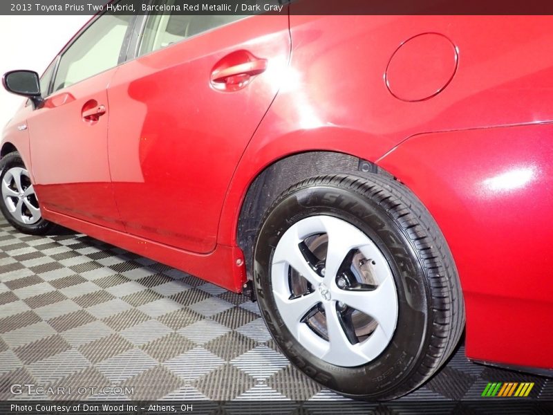 Barcelona Red Metallic / Dark Gray 2013 Toyota Prius Two Hybrid