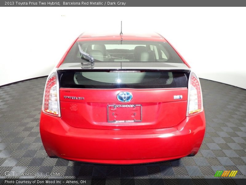 Barcelona Red Metallic / Dark Gray 2013 Toyota Prius Two Hybrid