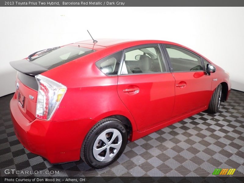 Barcelona Red Metallic / Dark Gray 2013 Toyota Prius Two Hybrid