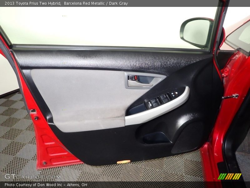 Barcelona Red Metallic / Dark Gray 2013 Toyota Prius Two Hybrid