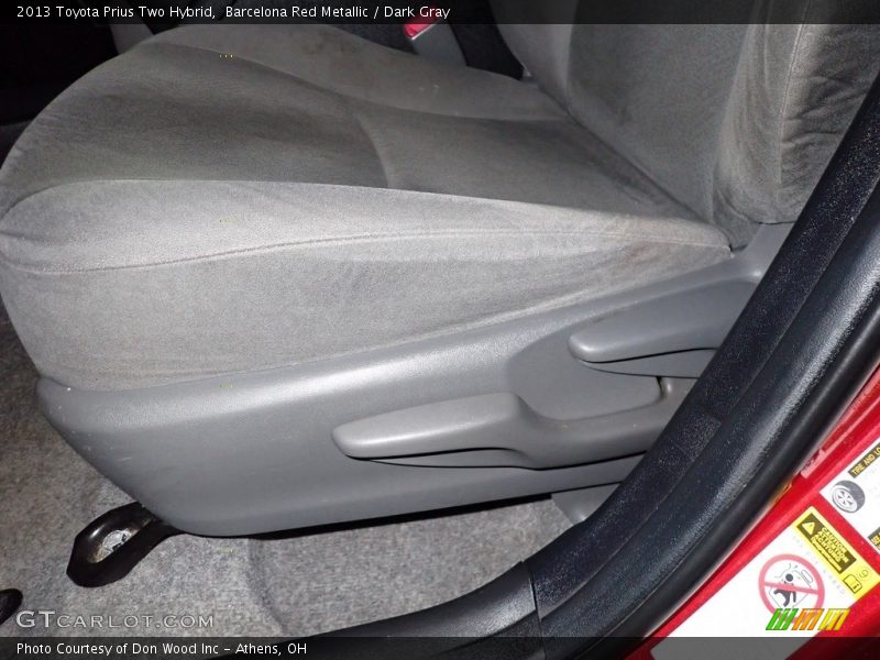 Barcelona Red Metallic / Dark Gray 2013 Toyota Prius Two Hybrid