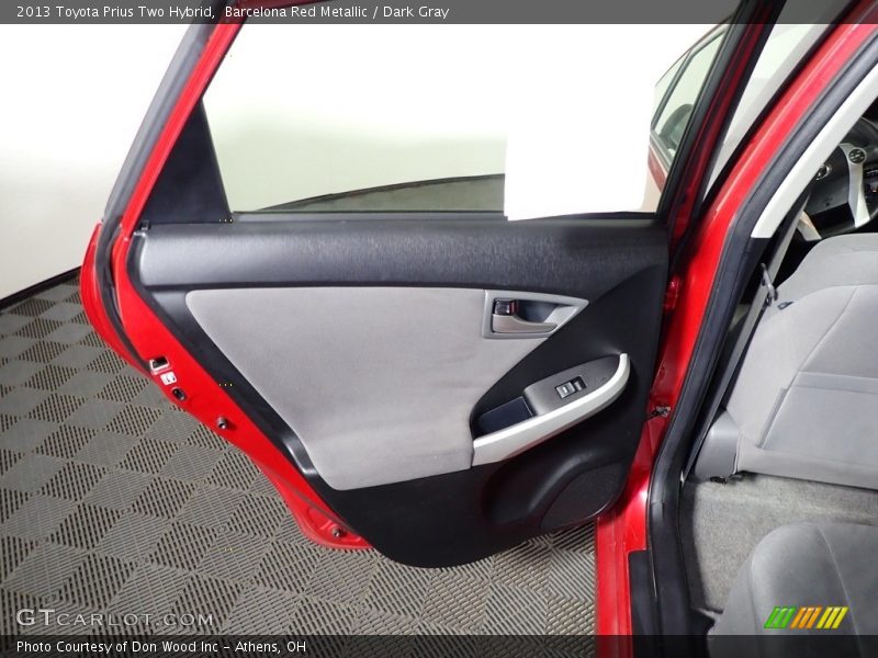 Barcelona Red Metallic / Dark Gray 2013 Toyota Prius Two Hybrid