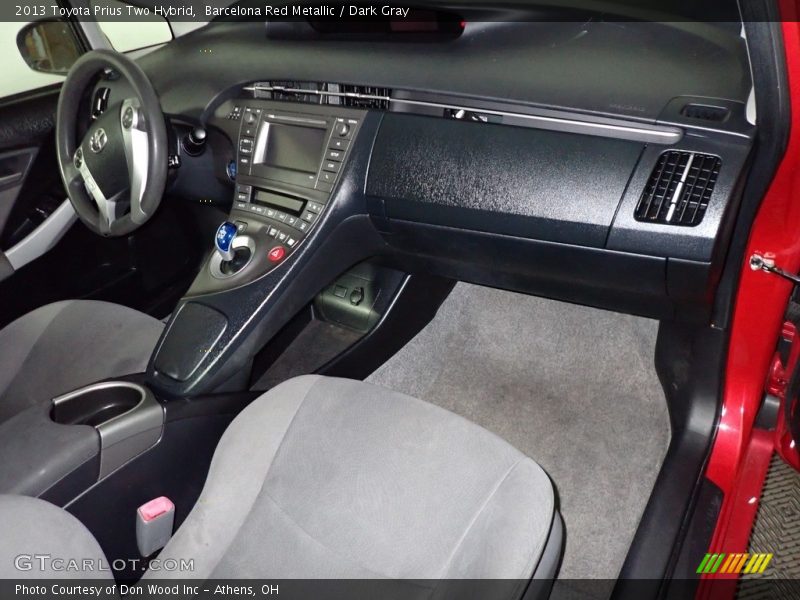 Barcelona Red Metallic / Dark Gray 2013 Toyota Prius Two Hybrid