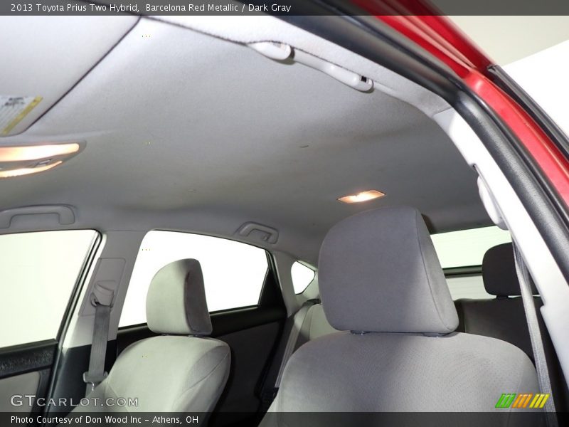 Barcelona Red Metallic / Dark Gray 2013 Toyota Prius Two Hybrid