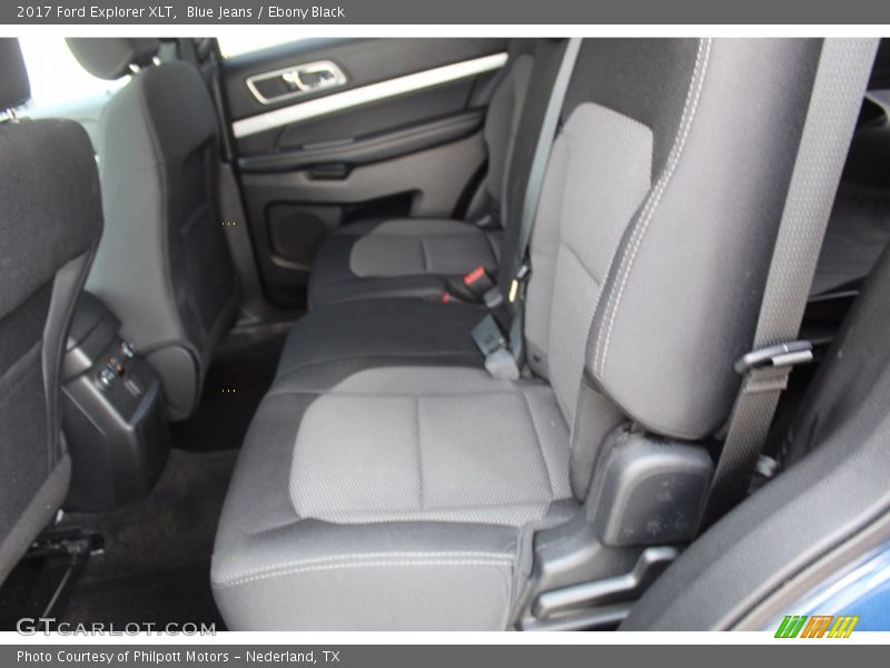 Blue Jeans / Ebony Black 2017 Ford Explorer XLT