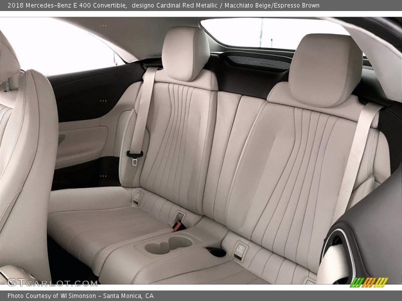 designo Cardinal Red Metallic / Macchiato Beige/Espresso Brown 2018 Mercedes-Benz E 400 Convertible