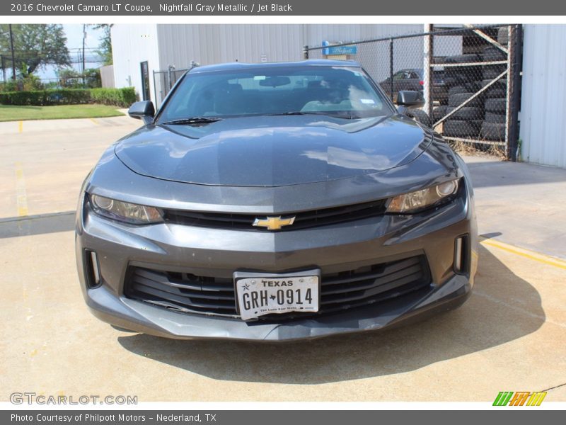 Nightfall Gray Metallic / Jet Black 2016 Chevrolet Camaro LT Coupe