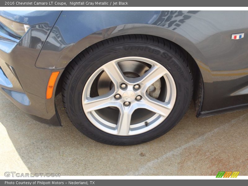 Nightfall Gray Metallic / Jet Black 2016 Chevrolet Camaro LT Coupe