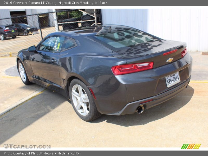 Nightfall Gray Metallic / Jet Black 2016 Chevrolet Camaro LT Coupe