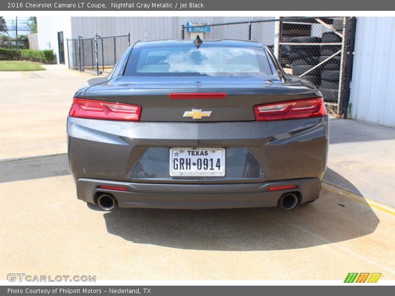 Nightfall Gray Metallic / Jet Black 2016 Chevrolet Camaro LT Coupe