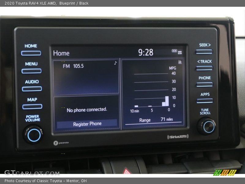 Blueprint / Black 2020 Toyota RAV4 XLE AWD