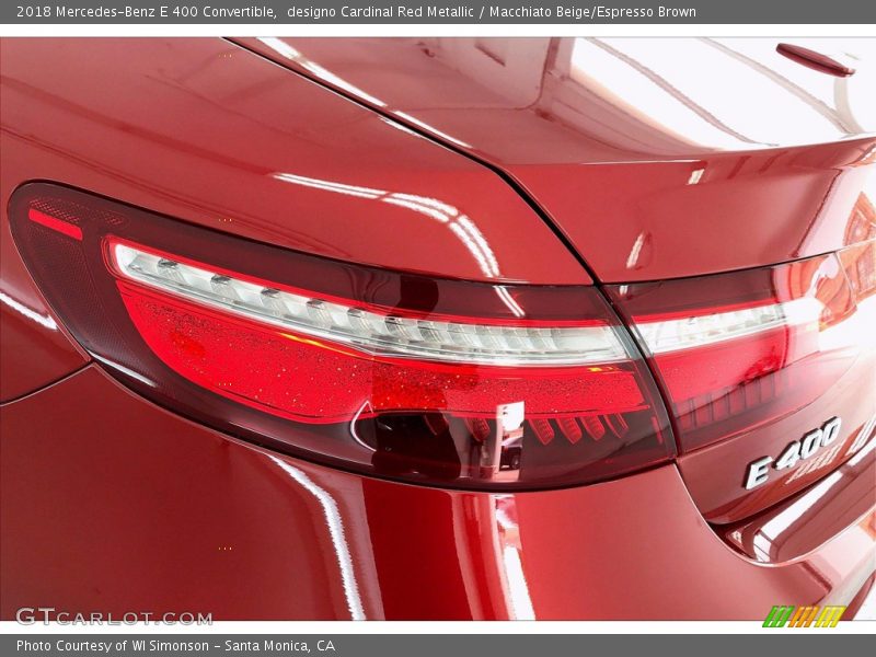 designo Cardinal Red Metallic / Macchiato Beige/Espresso Brown 2018 Mercedes-Benz E 400 Convertible