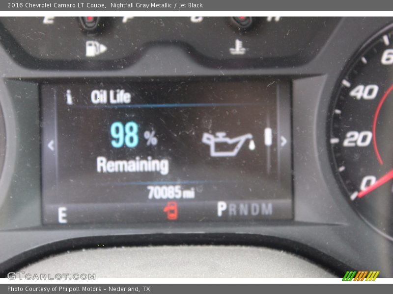 Nightfall Gray Metallic / Jet Black 2016 Chevrolet Camaro LT Coupe