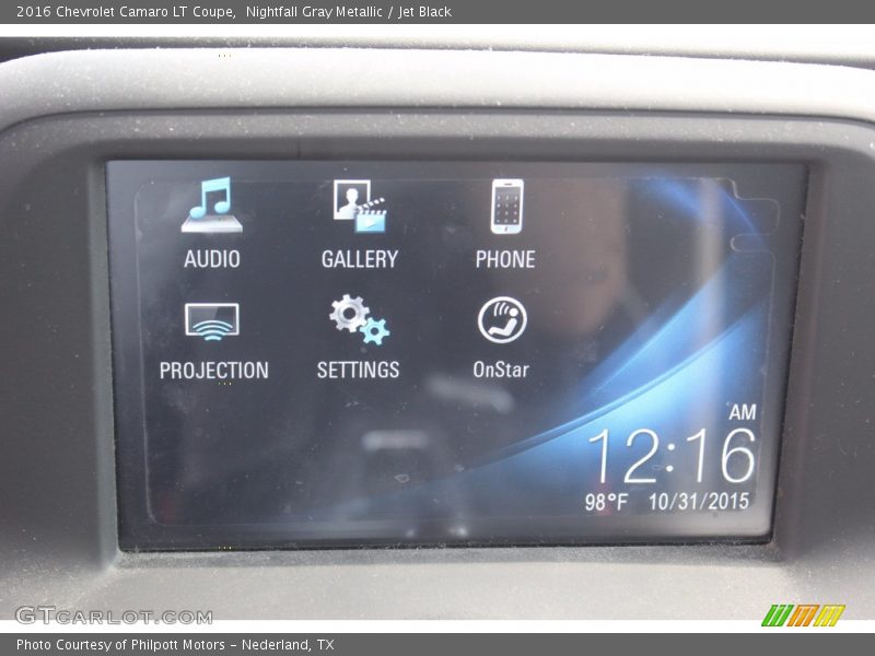 Nightfall Gray Metallic / Jet Black 2016 Chevrolet Camaro LT Coupe