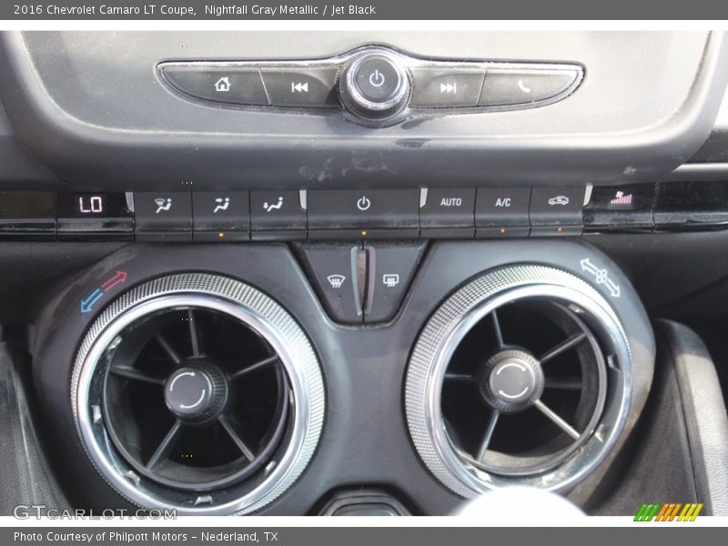 Nightfall Gray Metallic / Jet Black 2016 Chevrolet Camaro LT Coupe