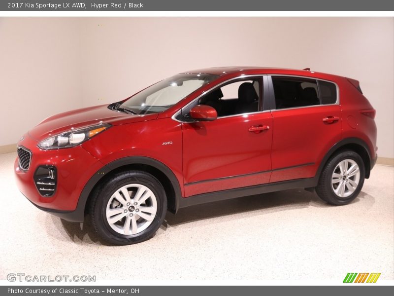 Hyper Red / Black 2017 Kia Sportage LX AWD