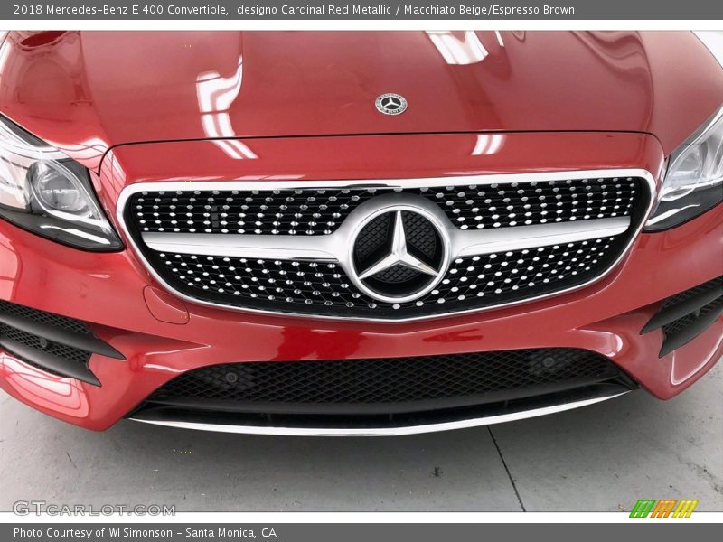designo Cardinal Red Metallic / Macchiato Beige/Espresso Brown 2018 Mercedes-Benz E 400 Convertible