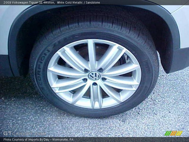 White Gold Metallic / Sandstone 2009 Volkswagen Tiguan SE 4Motion