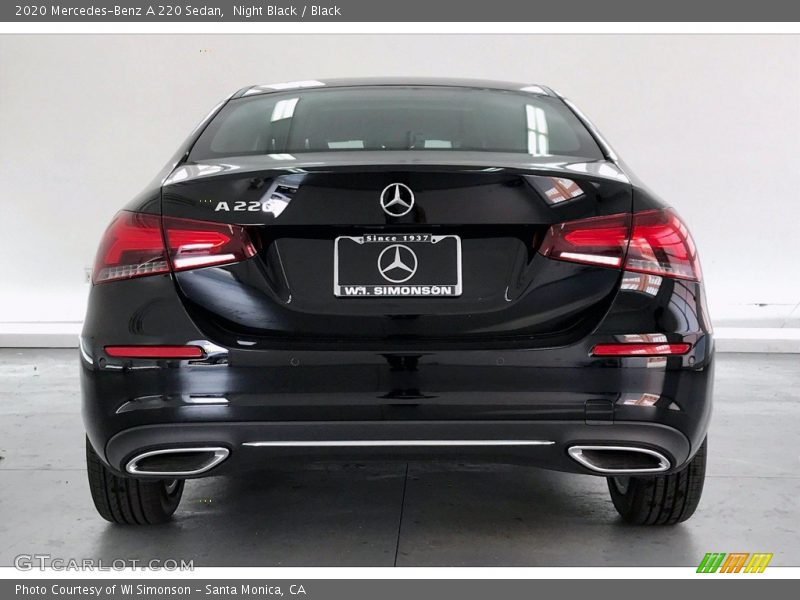 Night Black / Black 2020 Mercedes-Benz A 220 Sedan