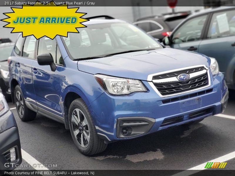 Quartz Blue Pearl / Gray 2017 Subaru Forester 2.5i