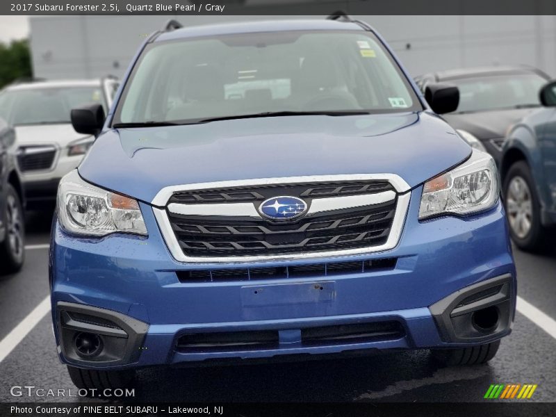 Quartz Blue Pearl / Gray 2017 Subaru Forester 2.5i