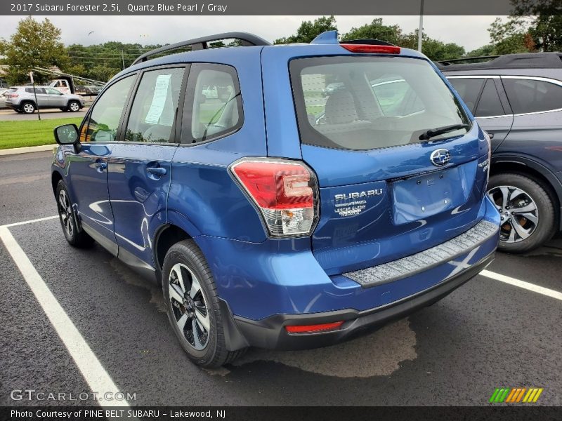 Quartz Blue Pearl / Gray 2017 Subaru Forester 2.5i