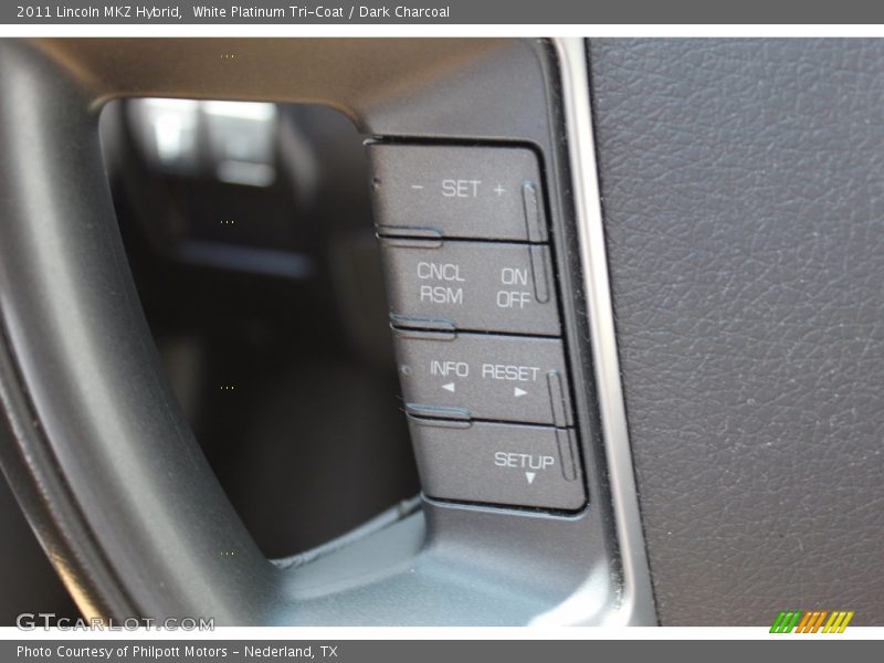White Platinum Tri-Coat / Dark Charcoal 2011 Lincoln MKZ Hybrid