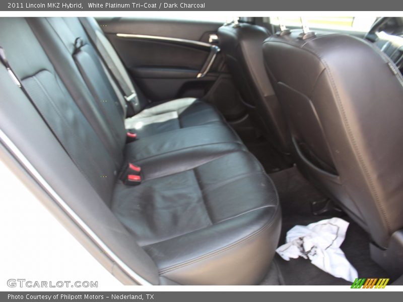 White Platinum Tri-Coat / Dark Charcoal 2011 Lincoln MKZ Hybrid