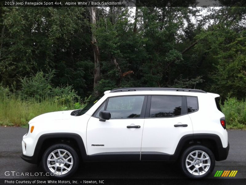 Alpine White / Black/Sandstorm 2019 Jeep Renegade Sport 4x4