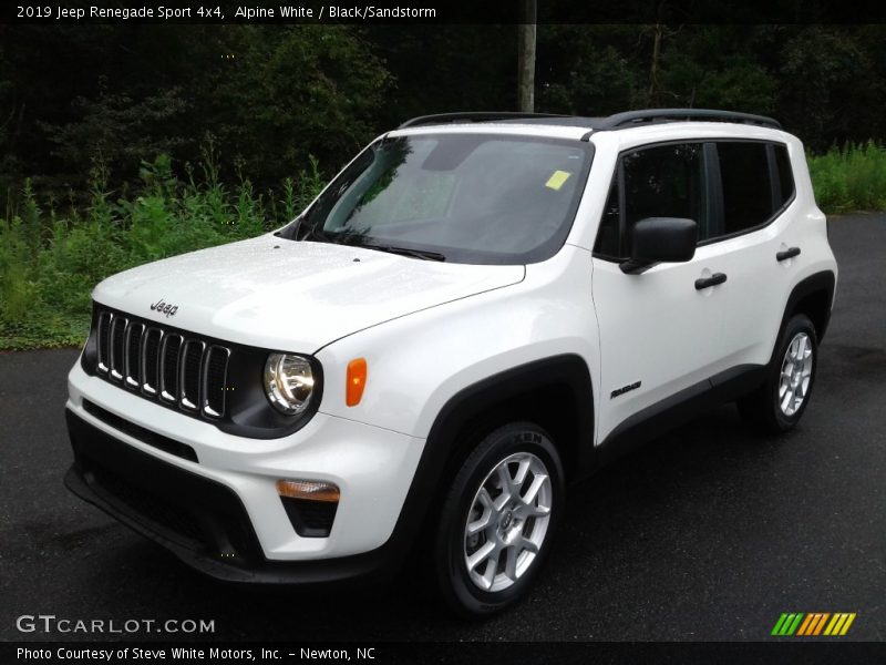 Alpine White / Black/Sandstorm 2019 Jeep Renegade Sport 4x4