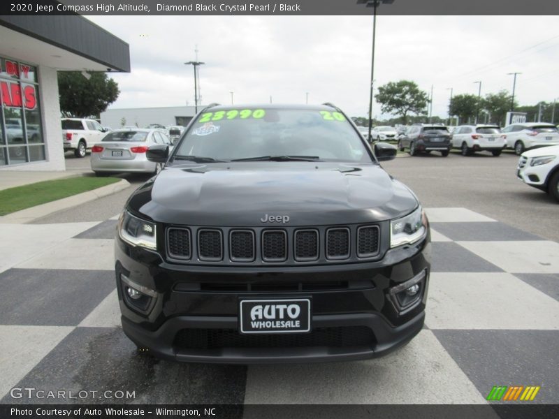 Diamond Black Crystal Pearl / Black 2020 Jeep Compass High Altitude