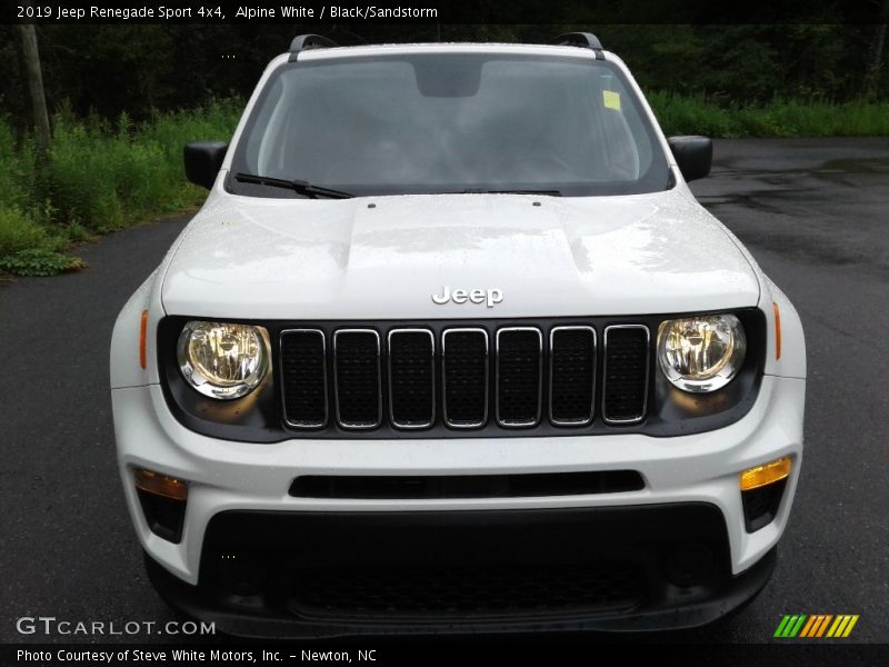 Alpine White / Black/Sandstorm 2019 Jeep Renegade Sport 4x4