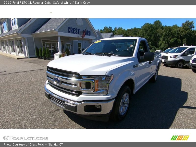 Oxford White / Earth Gray 2019 Ford F150 XL Regular Cab