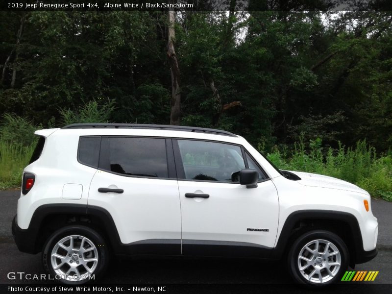 Alpine White / Black/Sandstorm 2019 Jeep Renegade Sport 4x4