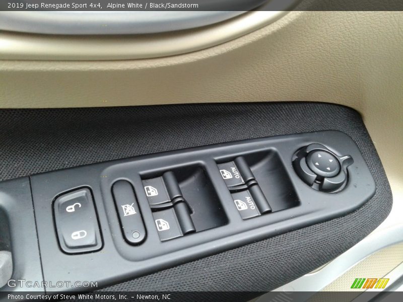 Alpine White / Black/Sandstorm 2019 Jeep Renegade Sport 4x4