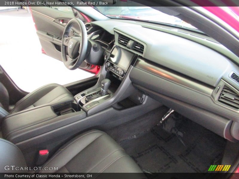 Front Seat of 2018 Civic EX-L Navi Hatchback