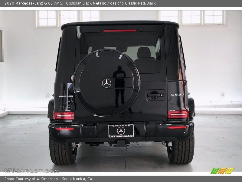 Obsidian Black Metallic / designo Classic Red/Black 2020 Mercedes-Benz G 63 AMG