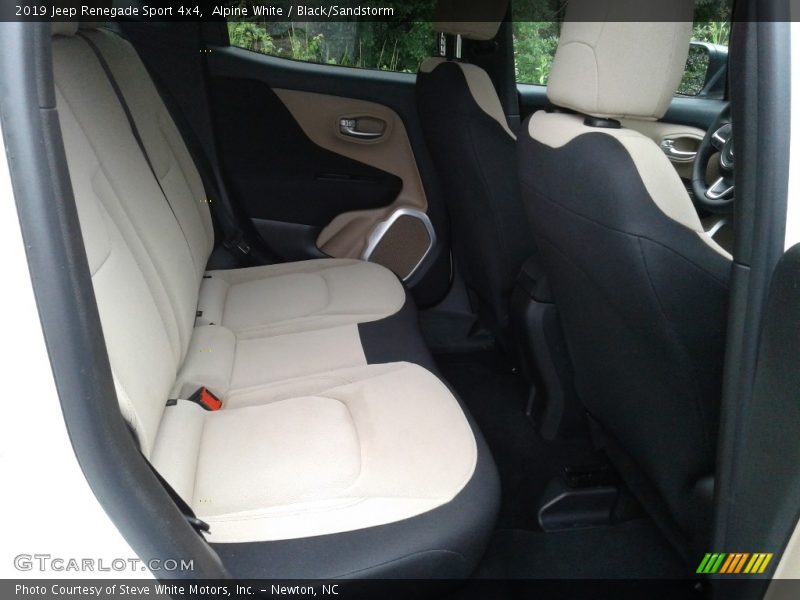 Alpine White / Black/Sandstorm 2019 Jeep Renegade Sport 4x4