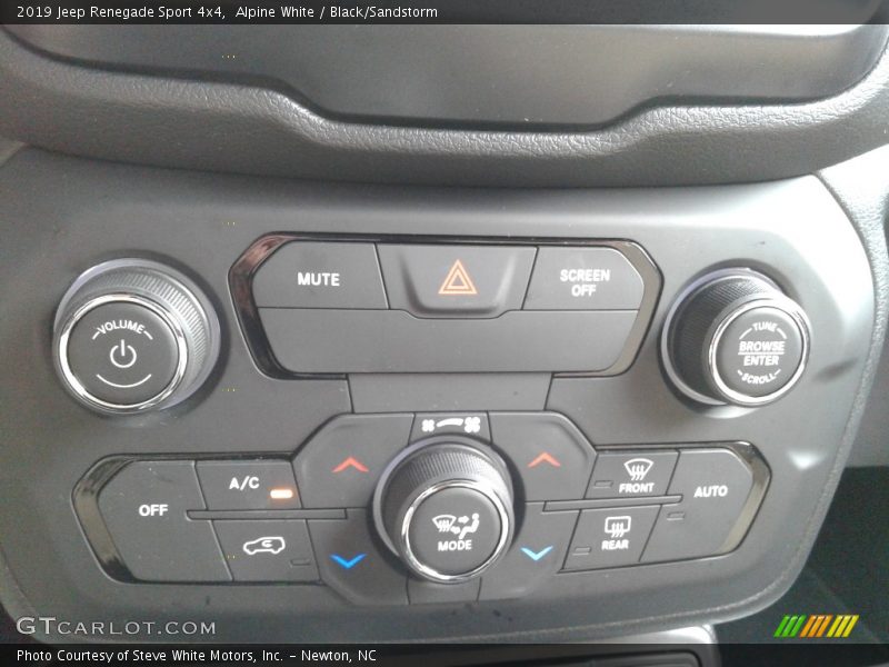 Alpine White / Black/Sandstorm 2019 Jeep Renegade Sport 4x4