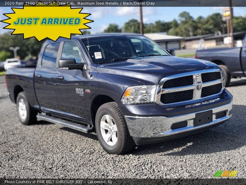Maximum Steel Metallic / Black/Diesel Gray 2020 Ram 1500 Classic SLT Crew Cab